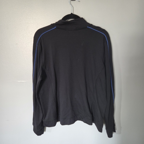 Lauren Ralph Lauren Active Black Full Zip Monogram Jacket.  Size XL - Picture 2 of 6